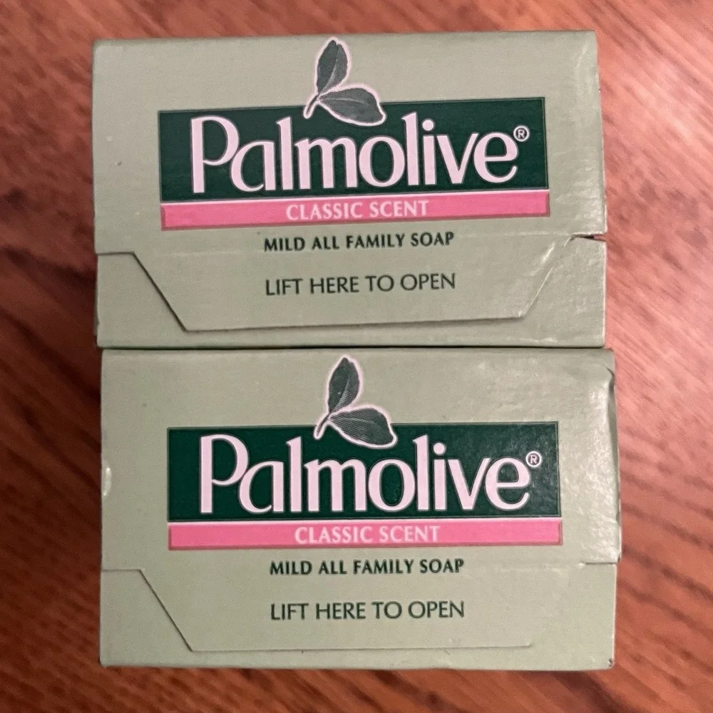 2 Vintage NOS Palmolive Soap Gentle/Mild Classic Scented 3.2 Oz EA
